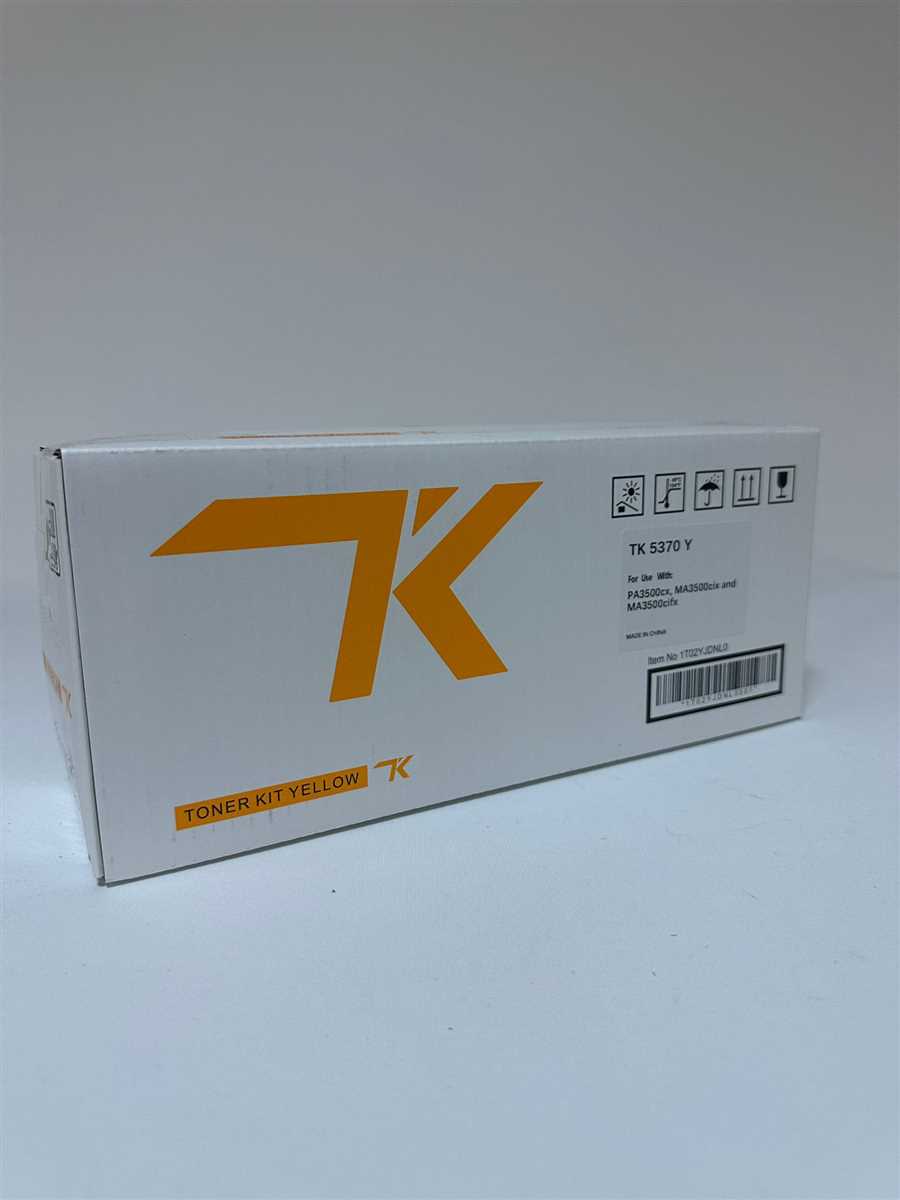 (ZT)Mita TK-5370 XL Ecosys MA3500cix/ (200 Gr) Yellow Muadil Toner 1
